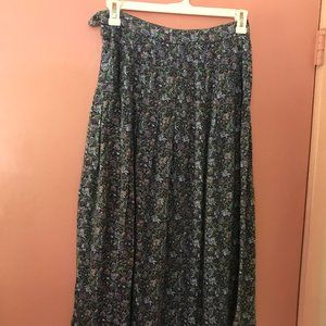 Laura Ashley long gathered skirt